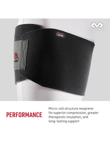 Faja Ajustable para ingle McDavid 475 Negra Talla Única