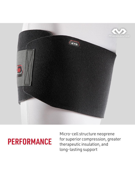 Faja Ajustable para ingle McDavid 475 Negra Talla Única