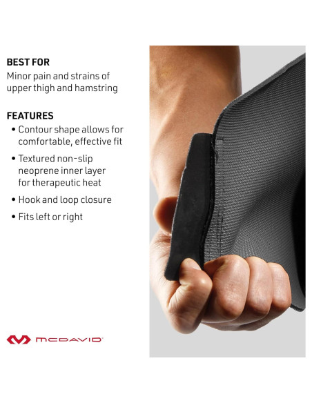 Faja Ajustable para ingle McDavid 475 Negra Talla Única