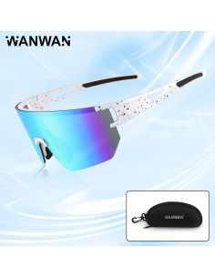 Gafas de Ciclismo WANWAN UV400 Espejadas para Adultos 2