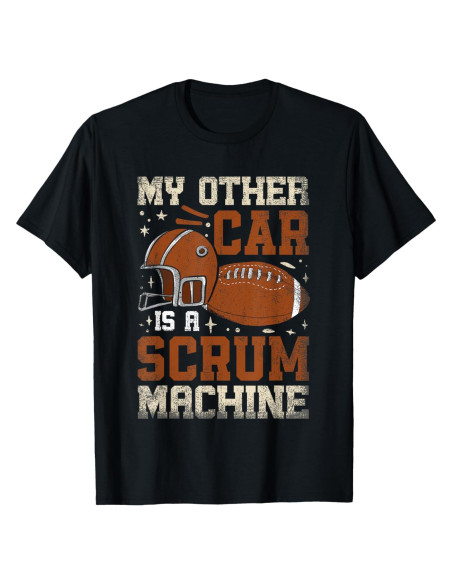 Camiseta de Rugby Regalos de Rugby - Mi otro coche es una máquina