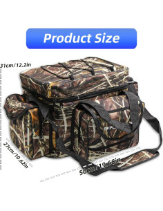 Bolsa de Cebo Impermeable TT-MCB 50x30x25 cm Camuflaje 2