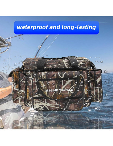 Bolsa de Cebo Impermeable TT-MCB 50x30x25 cm Camuflaje