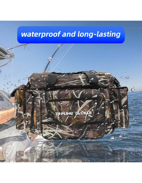 Bolsa de Cebo Impermeable TT-MCB 50x30x25 cm Camuflaje