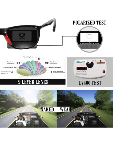 Gafas de sol KANASTAL polarizadas UV400 para deportes