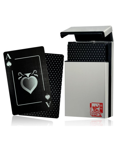 Baraja de Póker Impermeable Ben Niu Classic Negra 54 Piezas