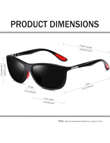 Gafas de sol KANASTAL polarizadas UV400 para deportes