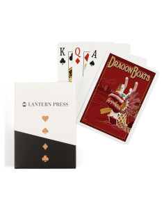 Baraja de Cartas Barcos Dragón Lantern Press - 52 Piezas