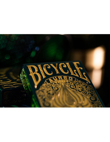 Baraja de Cartas Aureo Bicycle - Duradera y Elegante, 0.99 kg