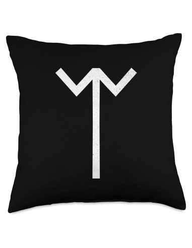 Almohada Rúnica Futhark Vikingo 18x18 cm 100% Poliéster