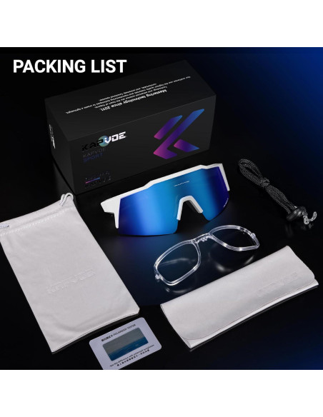 Gafas de sol KAPVOE K9023 polarizadas para ciclismo y deportes Gafas de sol KAPVOE K9023 polarizadas para ciclismo y deportes