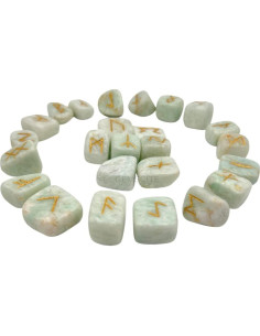 Conjunto de Runas de Amazonita WholesaleGemShop 25 Piezas 2