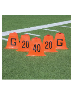 Marcadores de Línea Pro Down 5pc Fútbol Americano 33cm