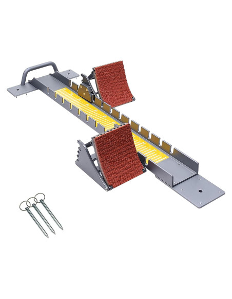 Bloques de Salida de Aluminio Supvision 35in Ajustables Amarillo