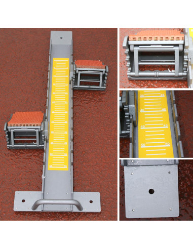 Bloques de Salida de Aluminio Supvision 35in Ajustables Amarillo