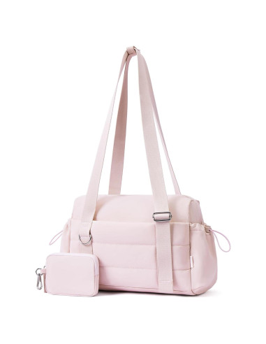 Bolsa de Gimnasio Pequeña ROULENS Rosa con Compartimento Húmedo