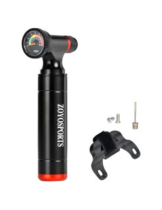 Bomba de CO2 ZOYOSPORTS PC002B con manómetro y soporte