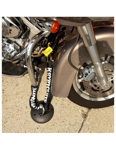 Cadena Kryptonite 1415 y Cerradura Disco Alta Seguridad