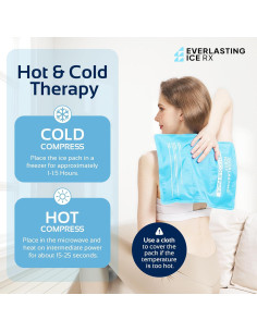 Paquete de Hielo Reutilizable XL Ark Commerce 28x37 cm Alivio Dolor 2