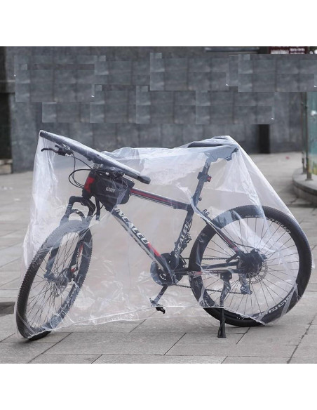 2 Cubiertas Desechables para Bicicleta YehVeh 2x Impermeables