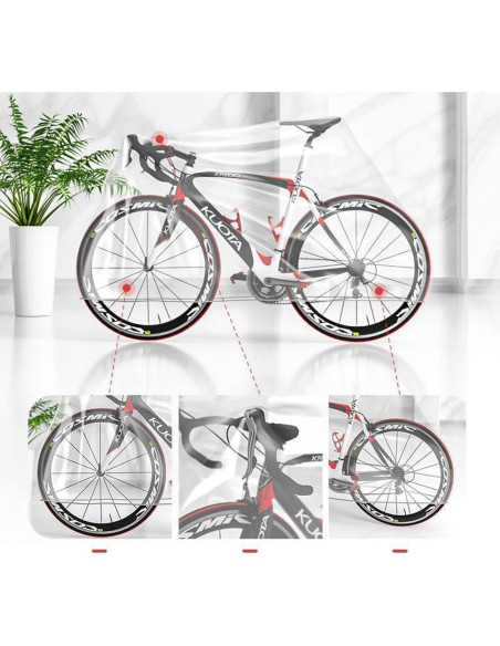 2 Cubiertas Desechables para Bicicleta YehVeh 2x Impermeables