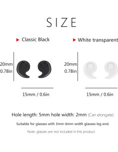 Clip de Oído Silicona Antideslizante SooGree 16 Pares 2