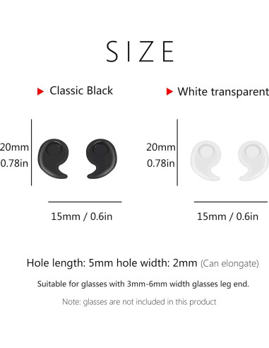 Clip de Oído Silicona Antideslizante SooGree 16 Pares