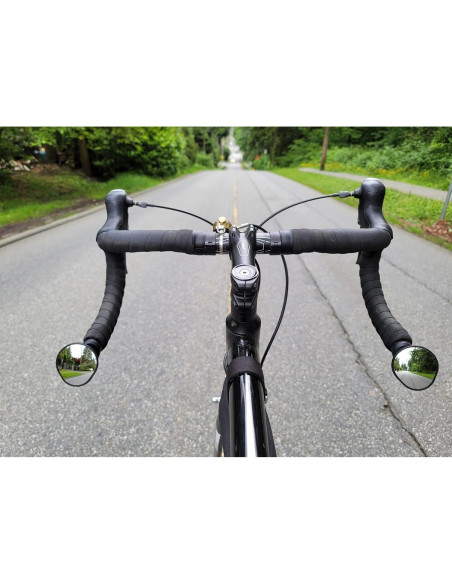 Espejo de Bicicleta Hafny HD Convexo para Manillar Drop