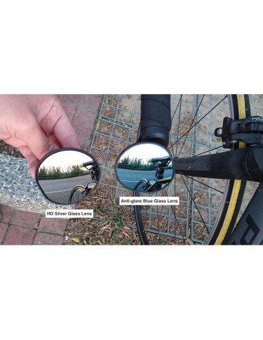 Espejo de Bicicleta Hafny HD Convexo para Manillar Drop