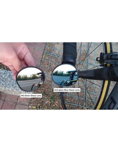 Espejo de Bicicleta Hafny HD Convexo para Manillar Drop