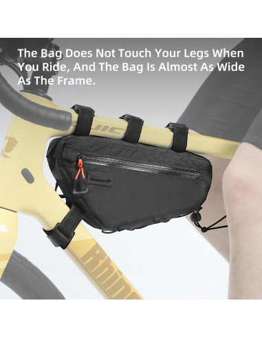 Bolsa de Marco de Bicicleta Abamita BHD0016 1.7L Negra
