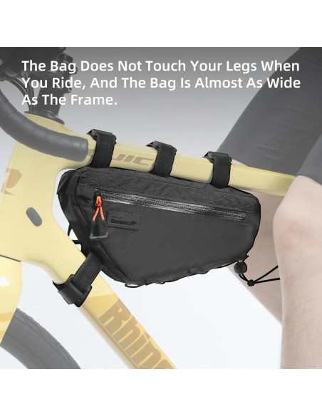 Bolsa de Marco de Bicicleta Abamita BHD0016 1.7L Negra