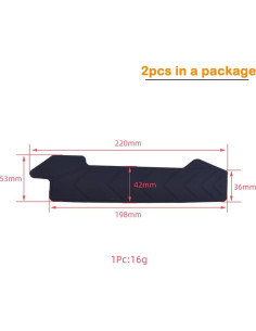 CYSKY Protector de Cadena de Bicicleta de Silicona 2 Pcs 2