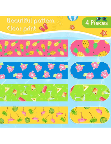 Boao 4 Clips de Toalla para Sillas de Playa Elásticos