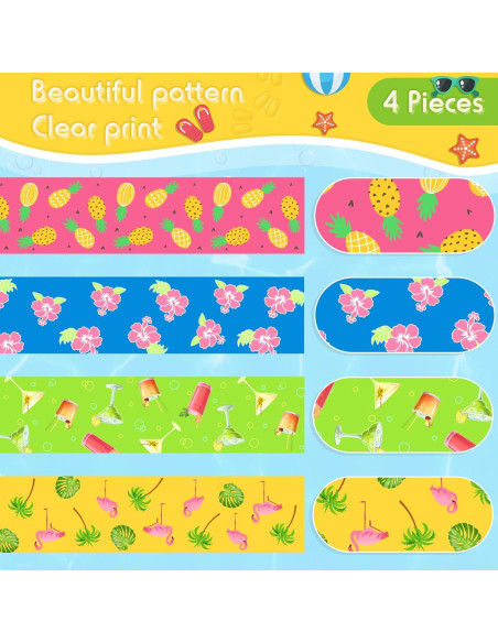 Boao 4 Clips de Toalla para Sillas de Playa Elásticos