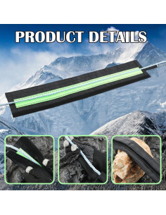 Protector de Cuerda para Escalada WinnerWhy SHQ2837 83x13cm Negro 2