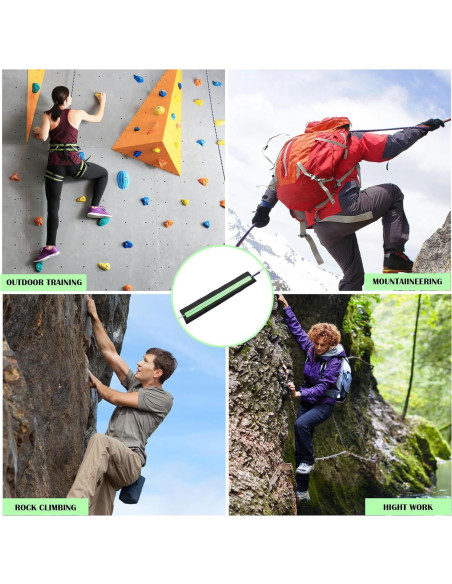 Protector de Cuerda para Escalada WinnerWhy SHQ2837 83x13cm Negro