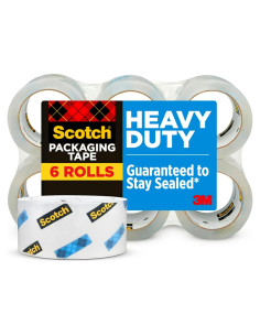 Cinta de Embalaje Scotch Alta Resistencia 6 Rollos 4.78 cm x 50 m