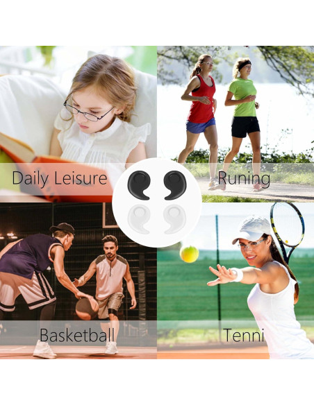 Clip de Oído Silicona Antideslizante SooGree 16 Pares