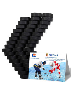 Pucks de Hockey sobre Hielo ENERGÍA INIGUALABLE - Paquete de 50