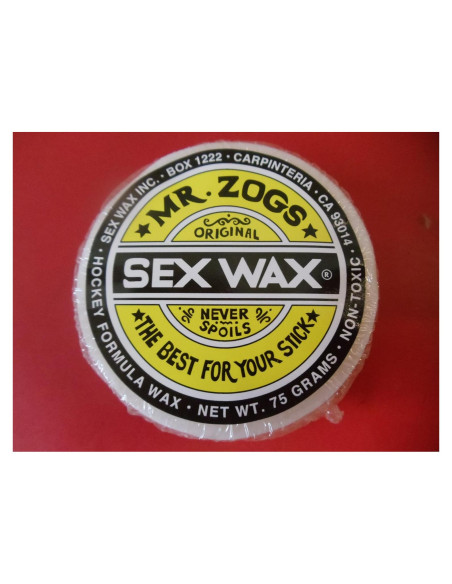 Cera de Hockey Sex Wax Mr. Zog's 80g - Control de Disco