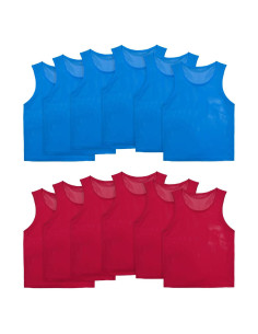 Chalecos de Entrenamiento VOGRYE 12 Piezas Niños 6-10 Años