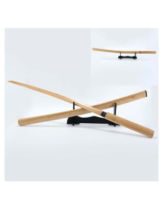 Katana de Bambú Hecha a Mano Genérico 99 cm con Soporte
