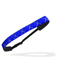Cinta para la cabeza elástica RAVEbandz azul real 2.54 cm