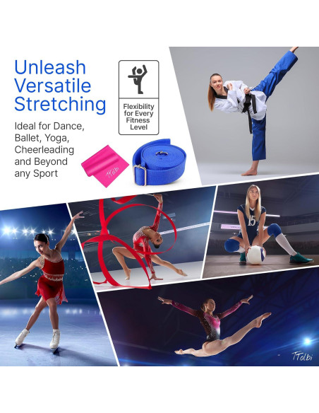 Correa de Estiramiento TTolbi con Ancla de Puerta - Flexibilidad