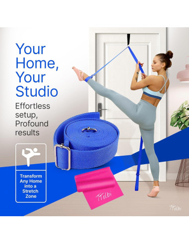 Correa de Estiramiento TTolbi con Ancla de Puerta - Flexibilidad