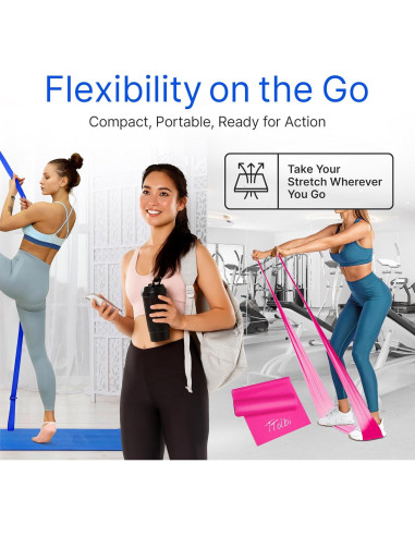 Correa de Estiramiento TTolbi con Ancla de Puerta - Flexibilidad