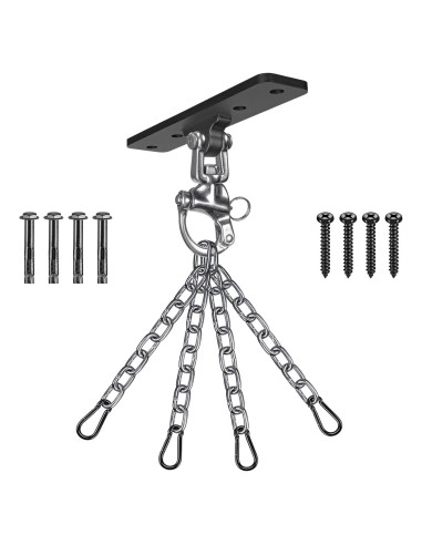 Soporte para Saco de Boxeo Dolibest con Cadena 4 Agujeros