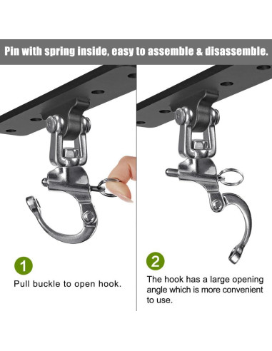 Soporte para Saco de Boxeo Dolibest con Cadena 4 Agujeros