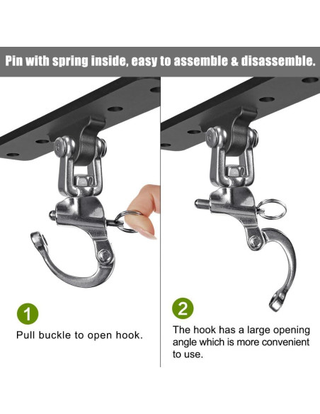 Soporte para Saco de Boxeo Dolibest con Cadena 4 Agujeros